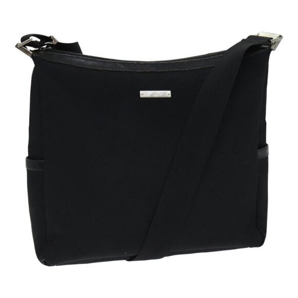 GUCCI Shoulder Bag Canvas Black - Picture 1 of 16